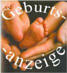 Anzeige der Geburt