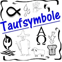 Bild Symbole zur Taufe