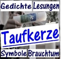 Bild Texte zur Taufkerze