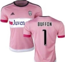 Tricots der Fußballmanschaft Juventus Turin: Pink