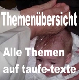 sitemap taufe-texte.de alle themen