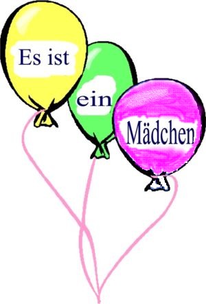 Ballons = Es ist ein Maedchen 