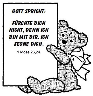 Teddy mit Taufspruch